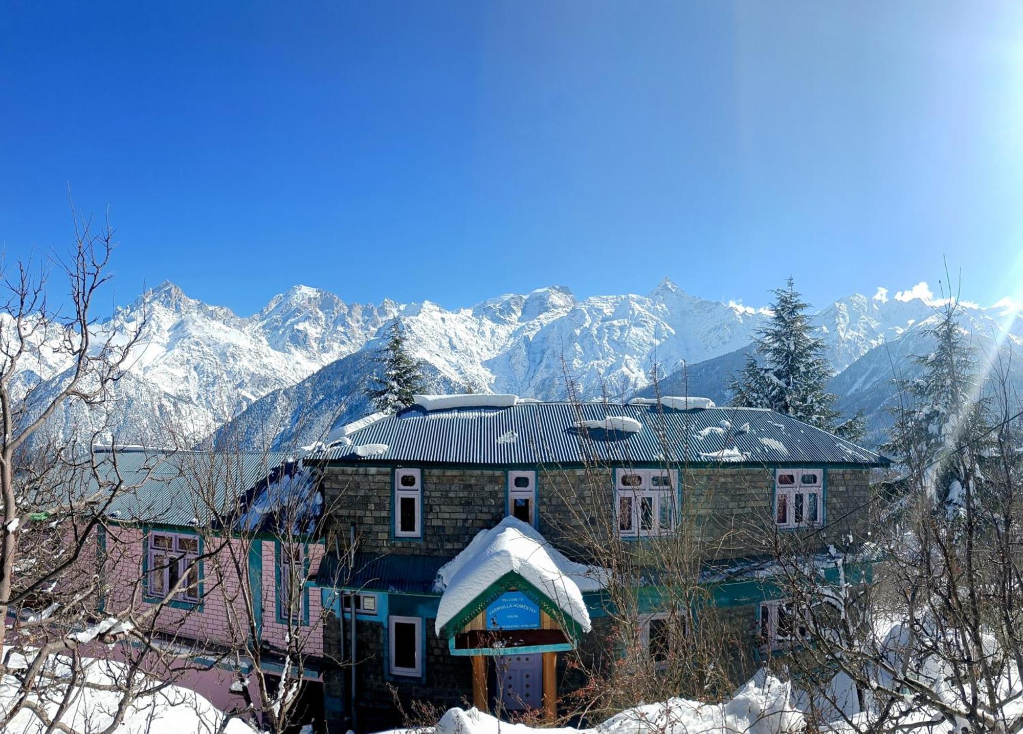 Farmvilla Homestay Kalpa Bagian luar foto